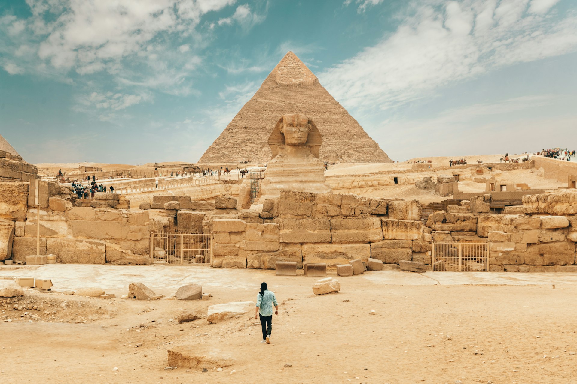 Giza Pyramids transfer